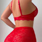 Marilyne - Romantische rote Spitze