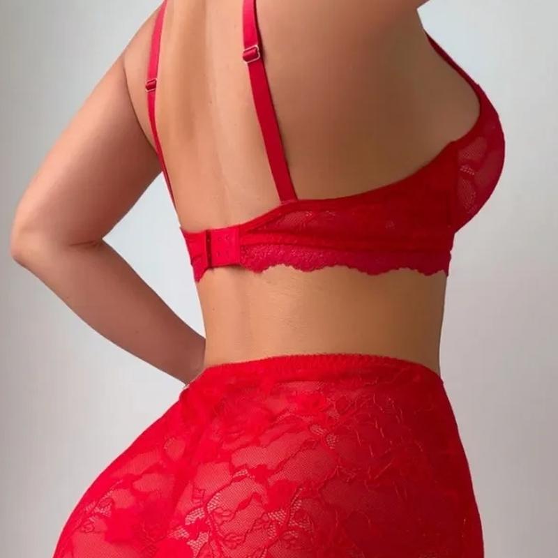 Marilyne - Romantische rote Spitze