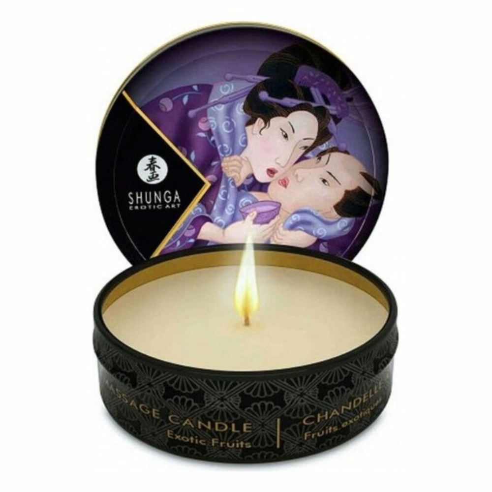 Bougie de Massage Shunga Fruits Exotiques – 30 ml
