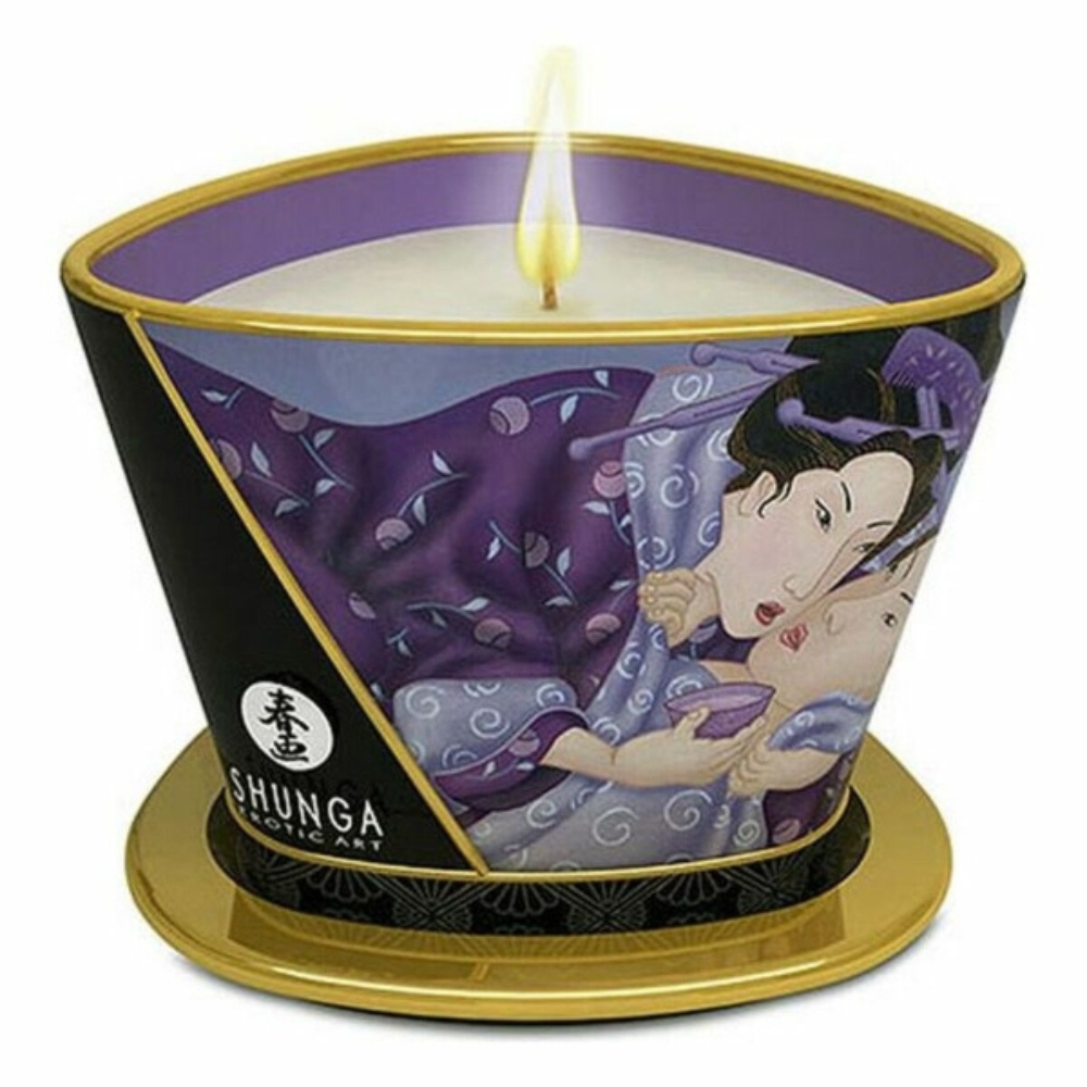 Shunga Massagekerze 170 ml – Exotische Früchte