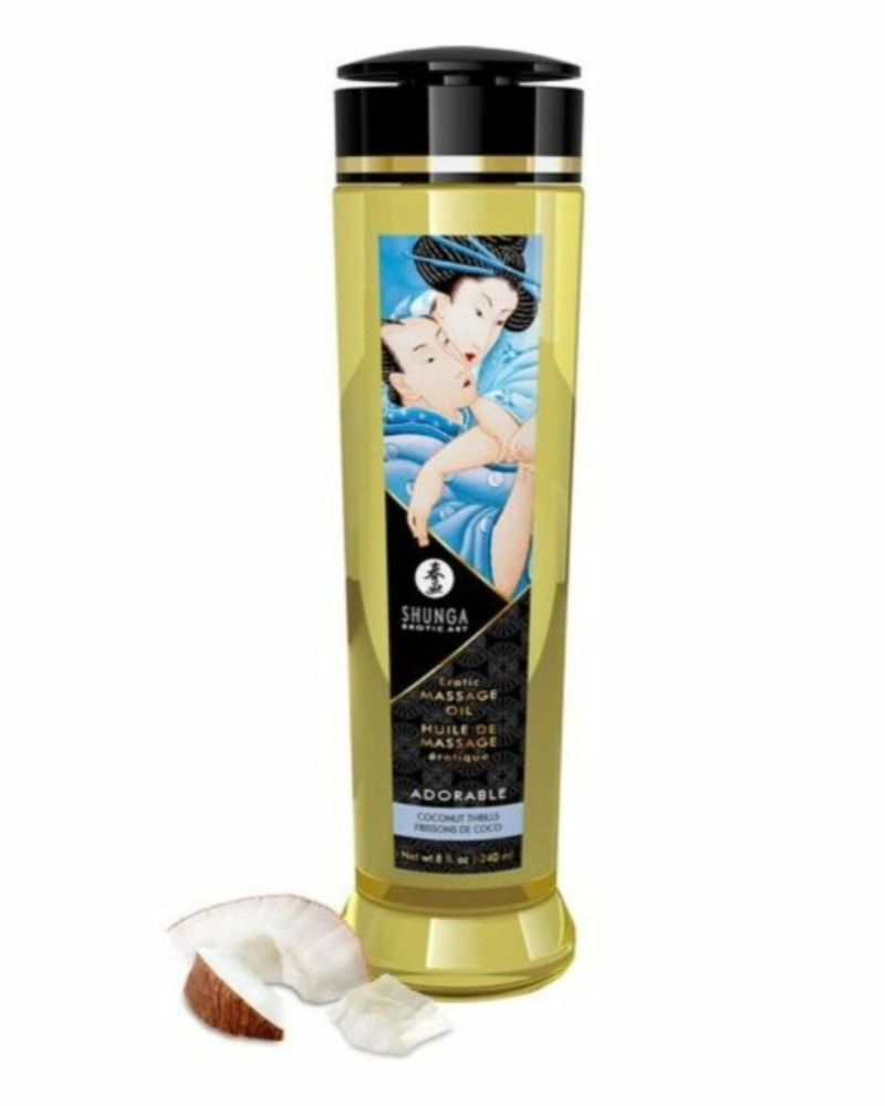 Shunga Coconut Thrills Erotic Massage Oil – 240 ml