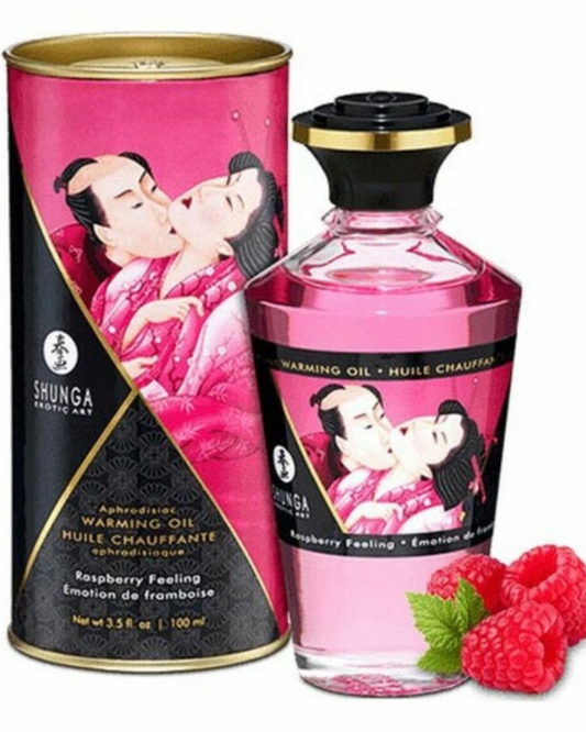 Shunga Himbeere Erotik Massageöl 100 ml – Fruchtige Sinnlichkeit