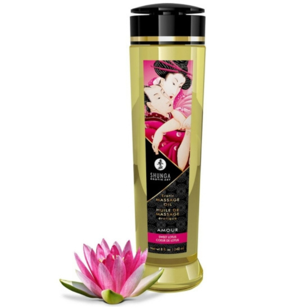 Shunga Lotusblüten-Massageöl – 240 ml