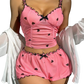 Kim - Delicate pink shorty pajamas